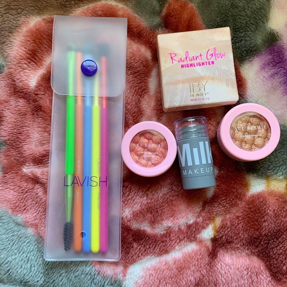 Milk makeup, Ace beauty, & IBY Beauty & lavish